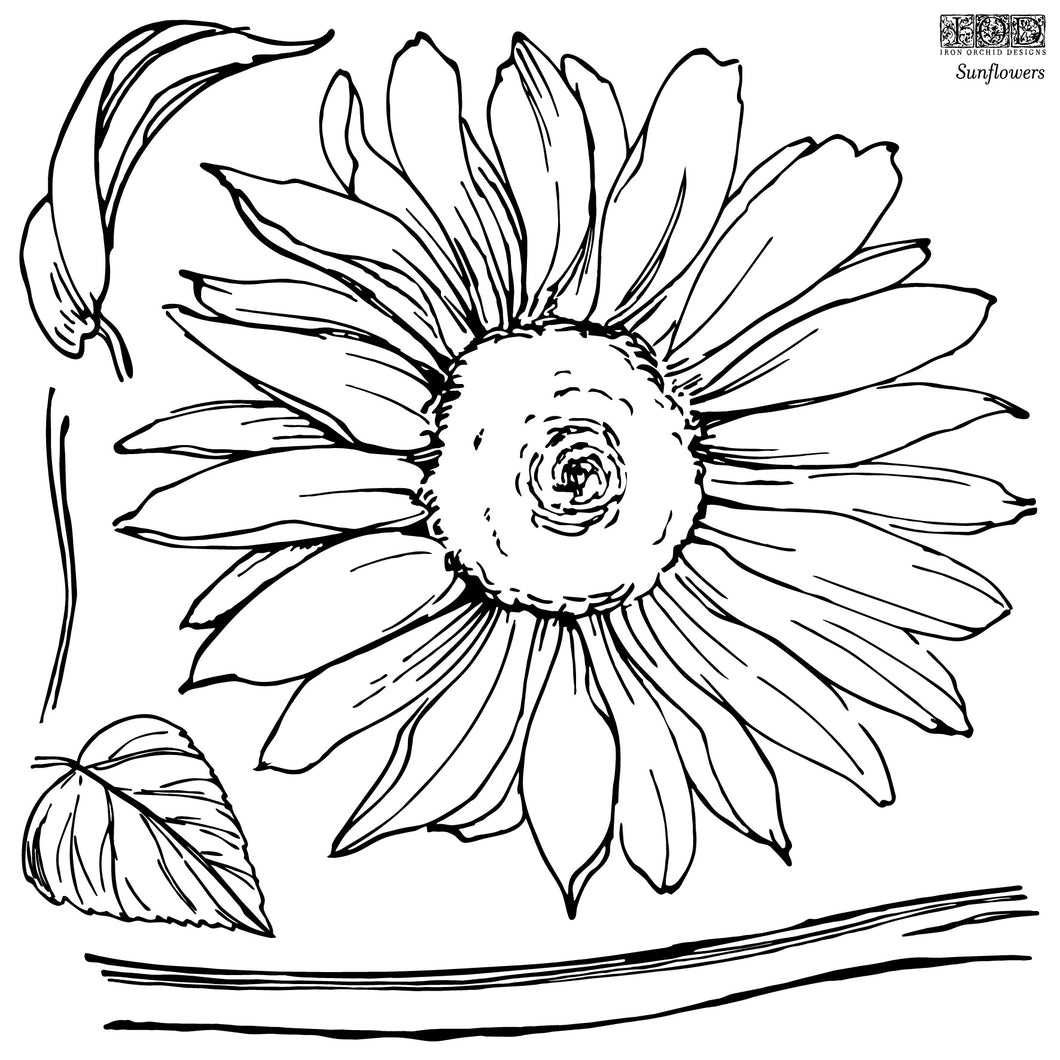 Sunflower | IOD Stamps