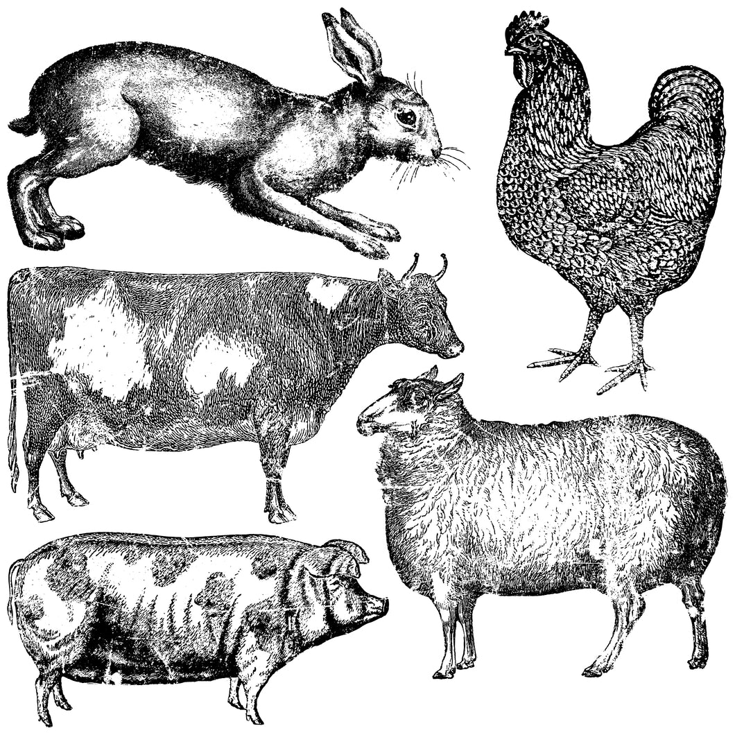 Farm Animals | IOD Stamps