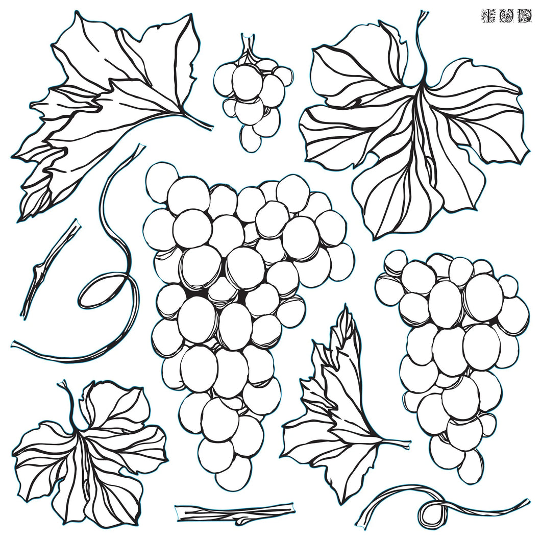 Grapes (Retired) | IOD Stamps
